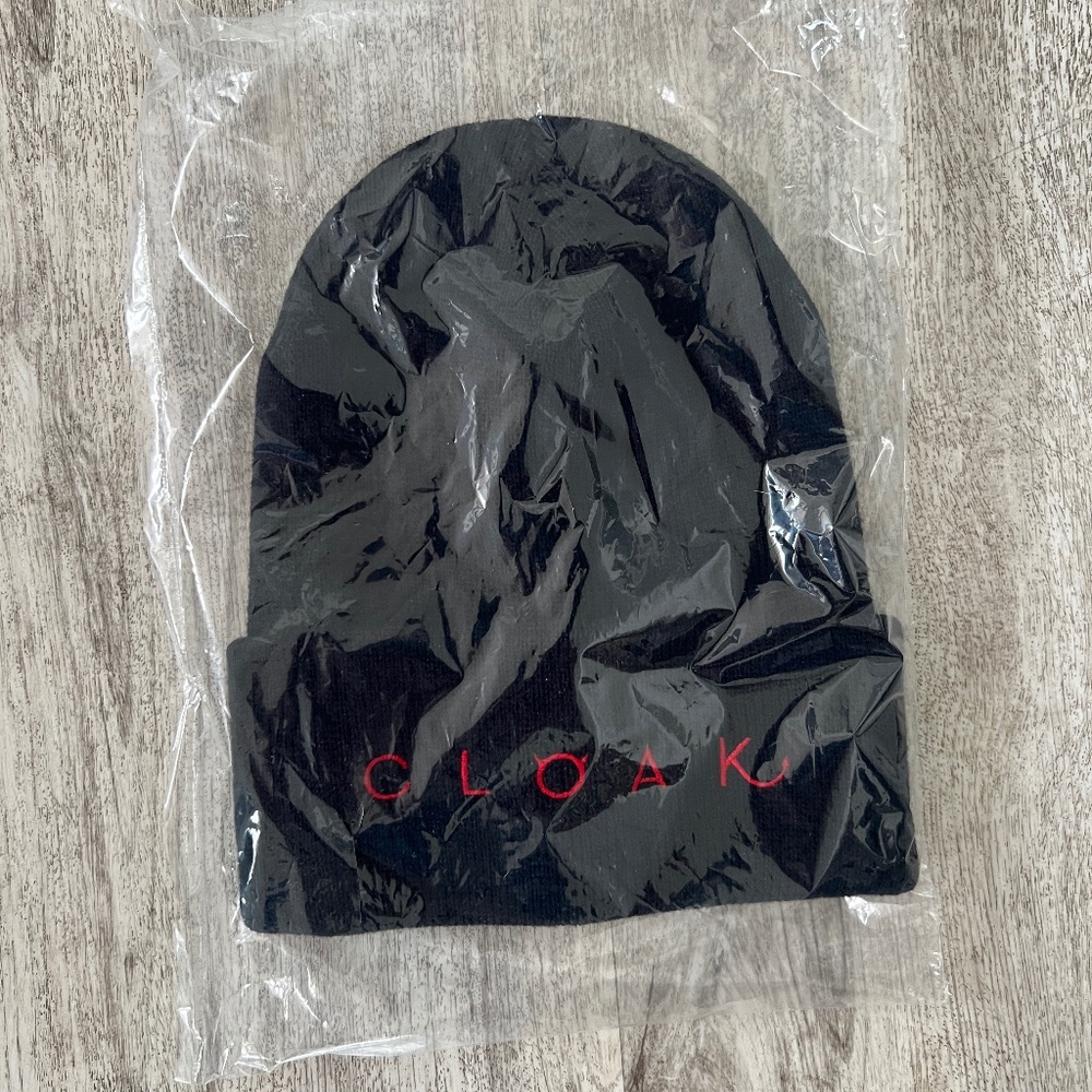 Cloak Brand Black Beanie